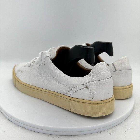 Frye Ivy Low Women Size 9.5M White Leather Fashion Sneaker Shoes 3471183-WHT - Picture 7 of 14